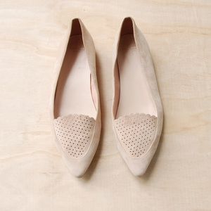 Cole Haan Suede Pink Flats / Grand OS D44046